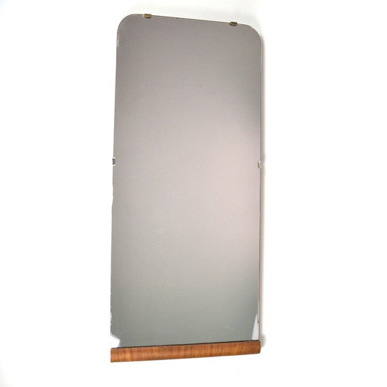 Image 1 of Vintage Art Deco Wandspiegel, Polen 1940er Jahre