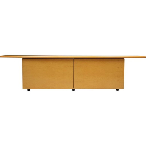 Vintage-Credenza aus Naturholz von Giotto Stoppino für Acerbic, Italien 1977
