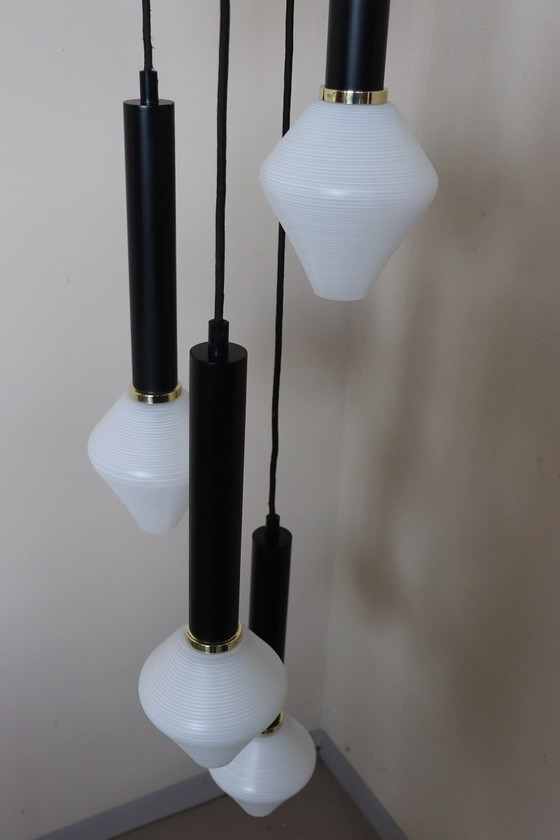 Image 1 of Fünfstöckiger Kaskaden-Kronleuchter, 1960er Jahre