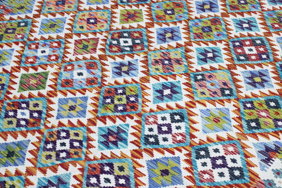 Image 1 of Original Old Style Kelim Afghan 245 X 172 Cm Top Zustand