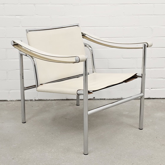 Image 1 of Vintage Leder Sessel Replik Le Corbusier Lc1