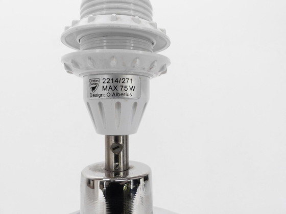 Image 1 of Skandinavischer Lampenfuß aus transluzentem Glas Olle Alberius, Orrefors 1970