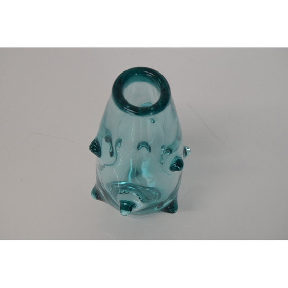 Image 1 of Vintage-Glasvase von Miroslav Klinger für Zelezny Brod Glasswork, Tschechoslowakei 1960er Jahre