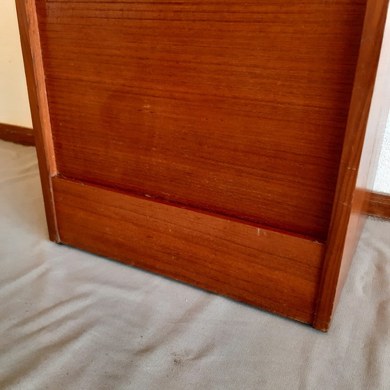 Image 1 of Dänischer Vintage Aktenschrank aus Teakfurnier