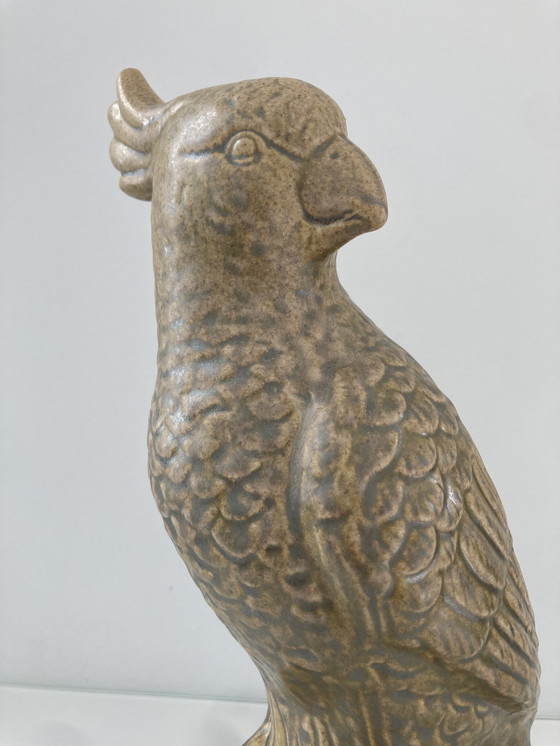 Image 1 of Kakadustatue, Keramik, ca. 32 cm hoch