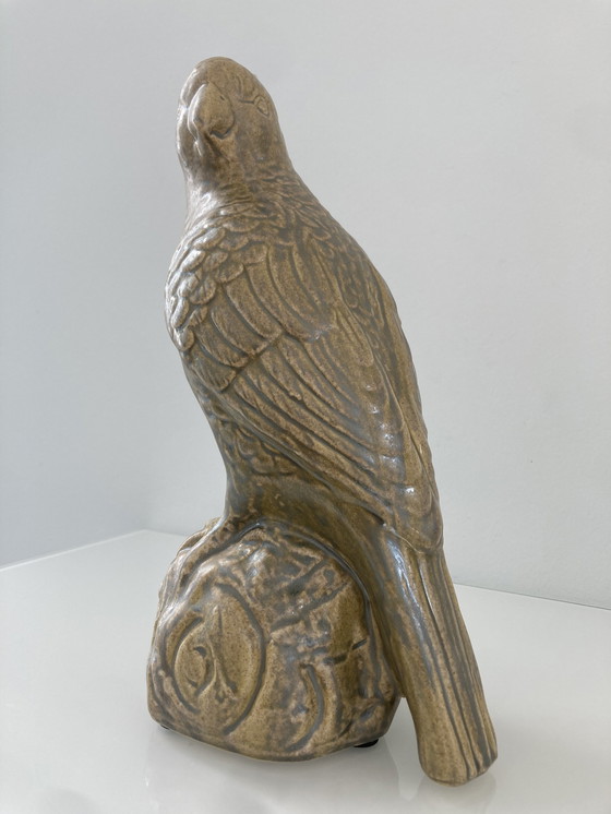 Image 1 of Kakadustatue, Keramik, ca. 32 cm hoch