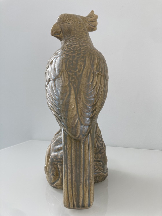 Image 1 of Kakadustatue, Keramik, ca. 32 cm hoch