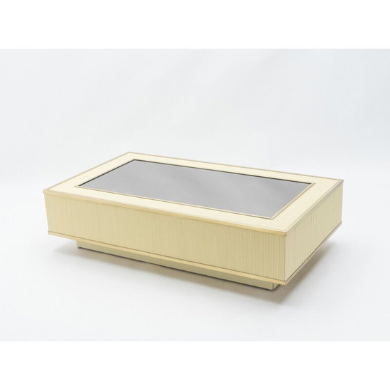 Image 1 of Vintage Couchtisch aus Messing von Tommaso Barbi, 1970