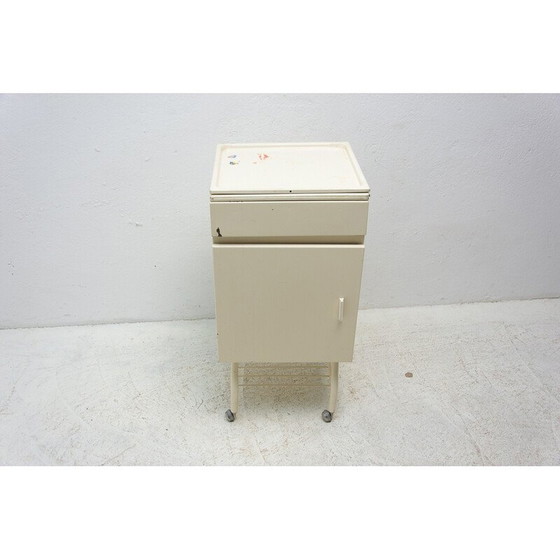 Image 1 of Paar alte Nachttische aus Zinn, Tschechoslowakei 1970