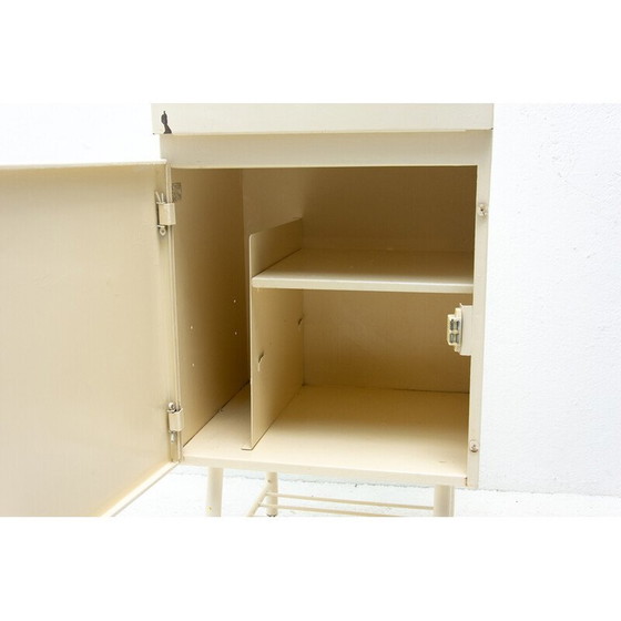 Image 1 of Paar alte Nachttische aus Zinn, Tschechoslowakei 1970