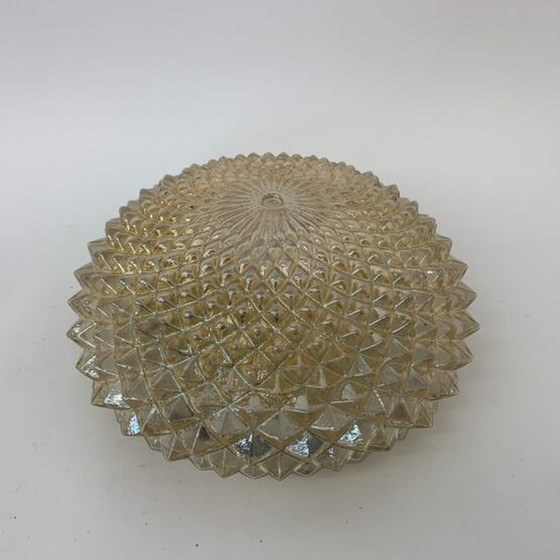 Image 1 of Decken-/Wandleuchte aus Glas, Mid-Century Design, 1970er Jahre