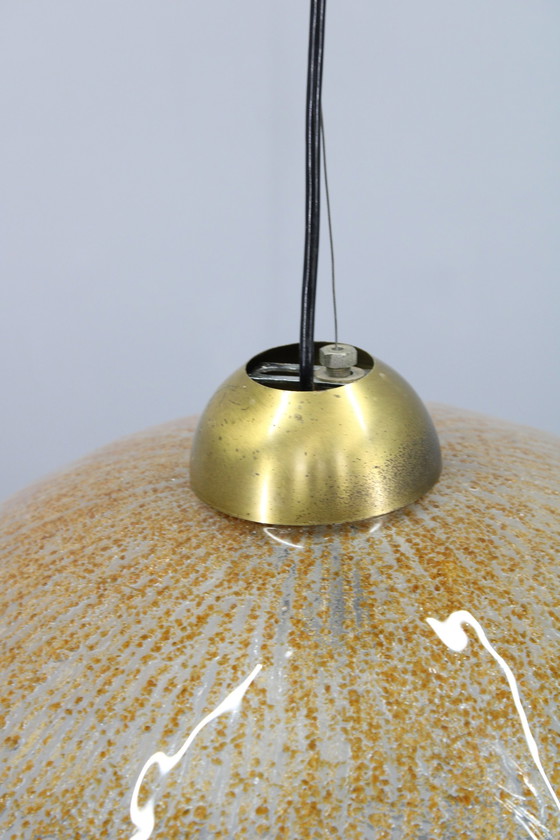 Image 1 of 1970S Glas-Pendelleuchte , Italien