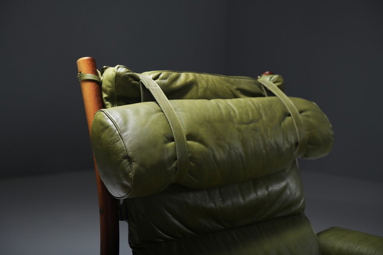 Image 1 of Inca Relax Stühle Mit Ottomane & Beistelltisch Von Arne Norell Für Norell Möbel Ab