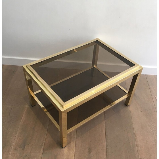 Image 1 of Paar Sofaköpfe aus Messing und Glas, 1970