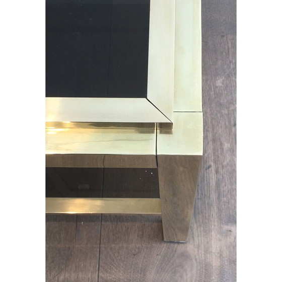 Image 1 of Paar Sofaköpfe aus Messing und Glas, 1970