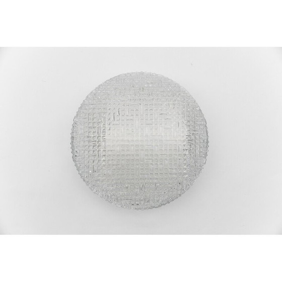Image 1 of Vintage Flush Mount Klarglas Deckenleuchte, Deutschland 1960