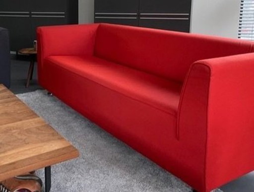 Gelderland 4800 Rot Wolle Pflug Stoff Sofa Abdeckung