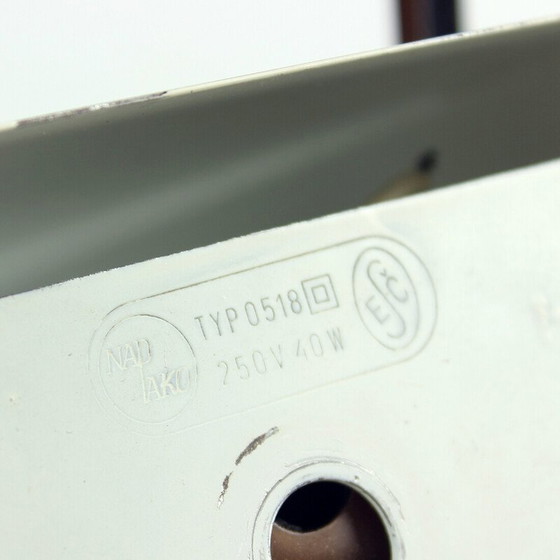 Image 1 of Vintage Tischlampe aus Chrom und schwarzem Metall von Napako, Tschechoslowakei 1960er Jahre