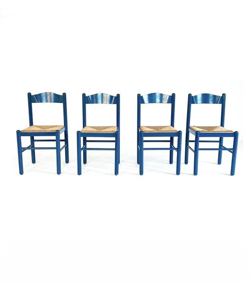 4X Vintage Rush Esszimmerstuhl '70s