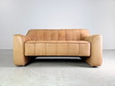 2X Original De Sede Ds44 Zweisitzer Büffelleder Sofa Couch