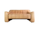 2X Original De Sede Ds44 Zweisitzer Büffelleder Sofa Couch