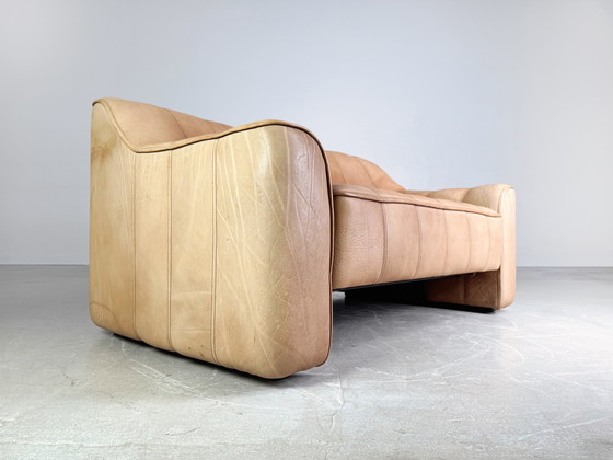 Image 1 of 2X Original De Sede Ds44 Zweisitzer Büffelleder Sofa Couch