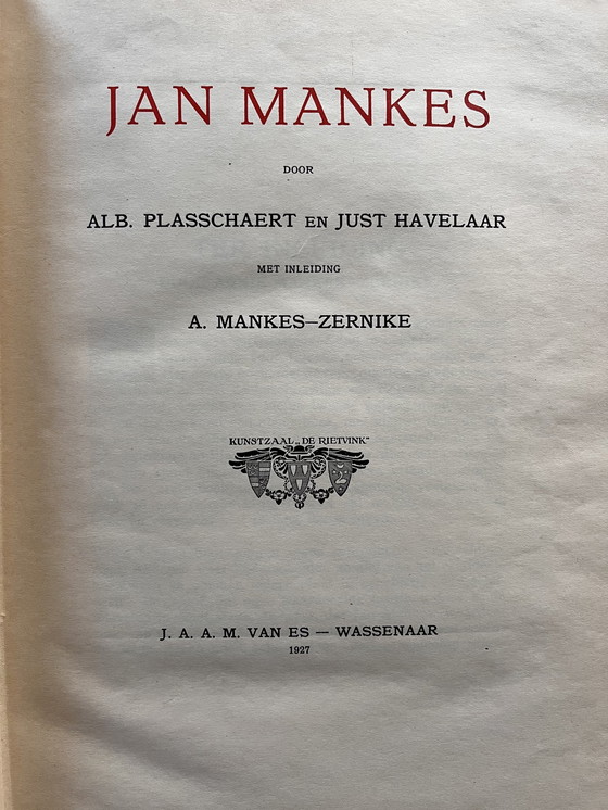 Image 1 of Jan Mankes 1889-1920 / Seltenes Oeuvrebuch 1927 (Limitiert Nr. 11 von 100)