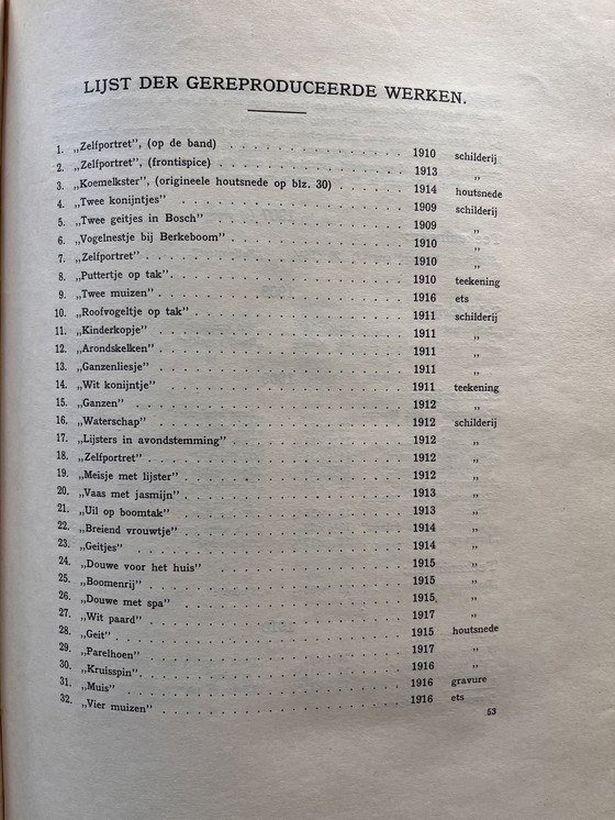 Image 1 of Jan Mankes 1889-1920 / Seltenes Oeuvrebuch 1927 (Limitiert Nr. 11 von 100)