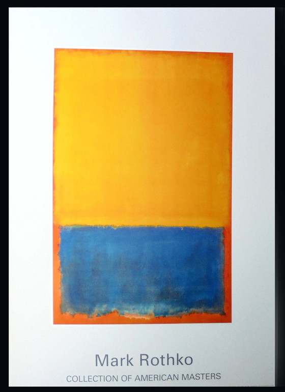 Image 1 of Mark Rothko - Gelb, Blau und Orange 1955 - Offsetlitho - Achenbach Art Edition 1997