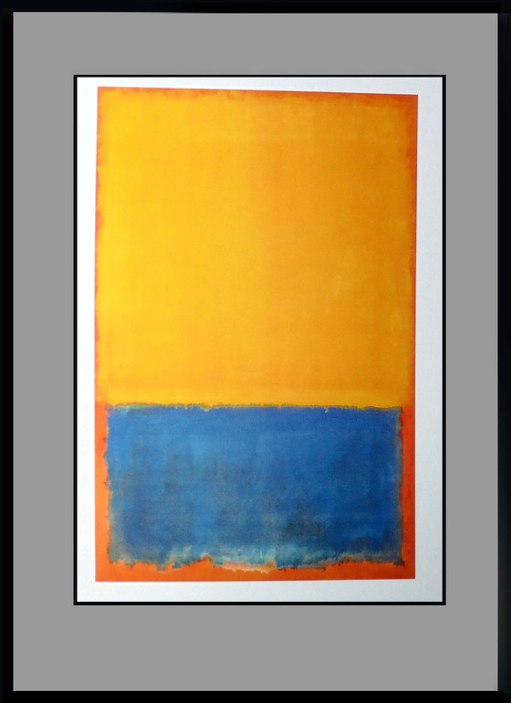 Image 1 of Mark Rothko - Gelb, Blau und Orange 1955 - Offsetlitho - Achenbach Art Edition 1997