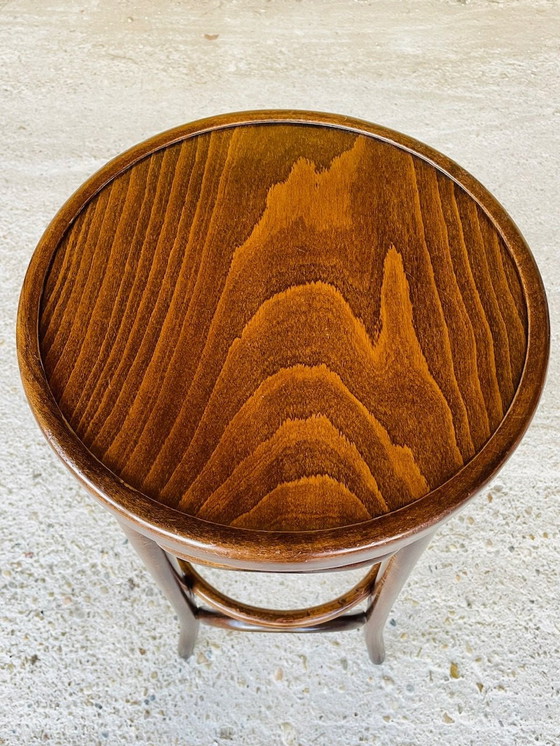 Image 1 of Vintage Bugholz Barhocker Thonet Stil