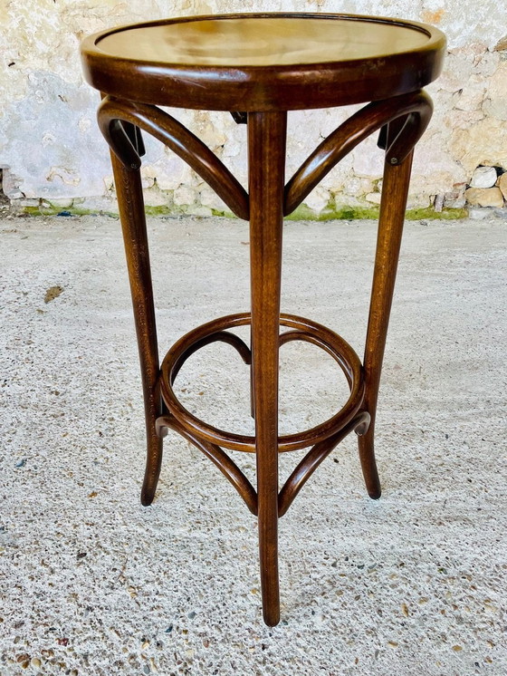 Image 1 of Vintage Bugholz Barhocker Thonet Stil