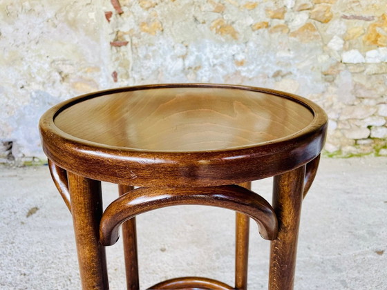 Image 1 of Vintage Bugholz Barhocker Thonet Stil