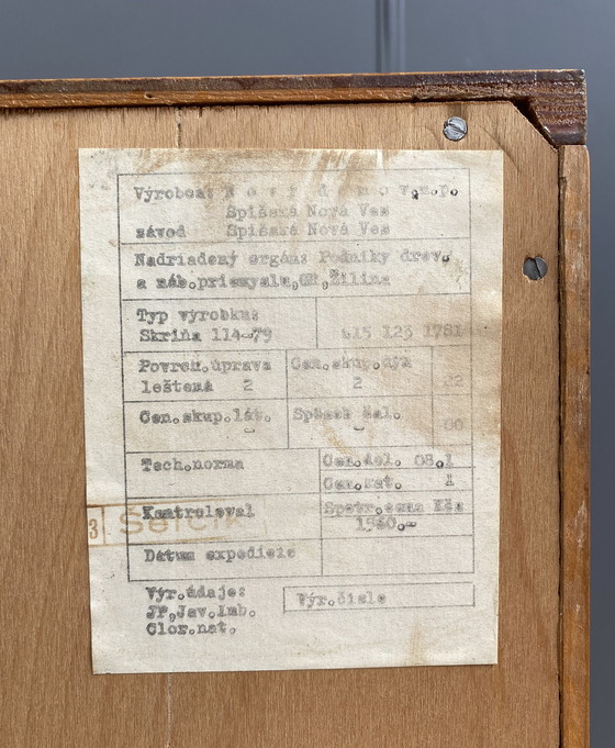 Image 1 of Garderobenschrank aus Eschenholz von František Mezulánik für Novy Domov