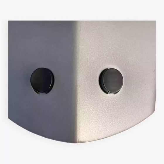 Image 1 of 2X Vintage Holz Und Metall Wandleuchten, Frankreich 1980