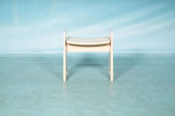 Image 1 of Schwedischer Design-Hocker Gilbert Marklund, 60er Jahre Kiefer Hocker