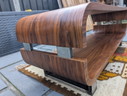 Gebogener Couchtisch Retro Look