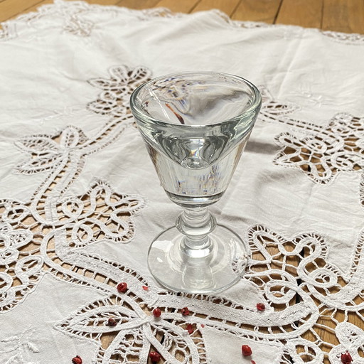 Likörglas Mit Fuß Aus Französischer Bistro Ancien Fin Du Xixe Siècle