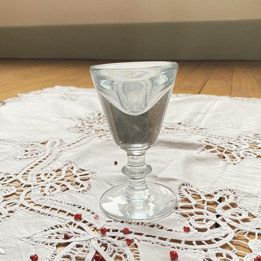 Likörglas Mit Fuß Aus Französischer Bistro Ancien Fin Du Xixe Siècle