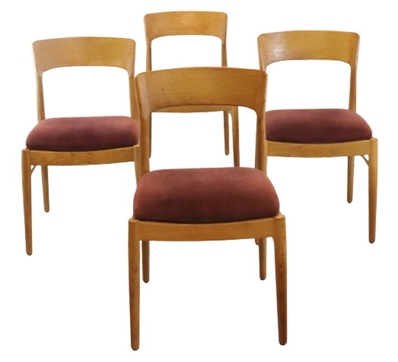 Image 1 of 4x Korup Stolle Esszimmerstuhl von Henning Kjaernulf