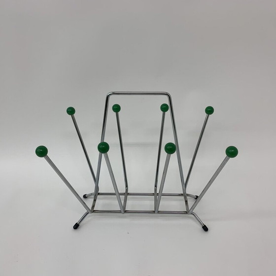 Image 1 of Vintage Atomic Sputnik Weltraumzeitschriftenständer, 1970