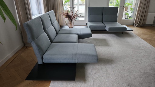 Rolf Benz Aura Sitzgruppe 3 Sofas + 2 Tische