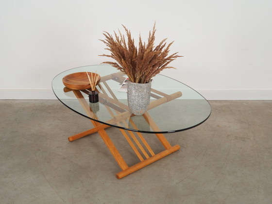 Image 1 of Couchtisch aus Buche, Dänisches Design, 1990S, Designer: Andreas Hansen, Herstellung: Haslev Møbelsnedkeri