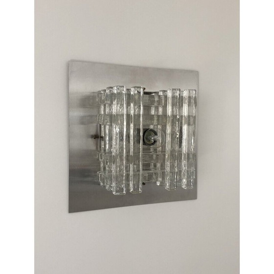 Image 1 of Vintage Wandleuchte aus Muranoglas von Albano Poli für Poliarte, Italien 1970