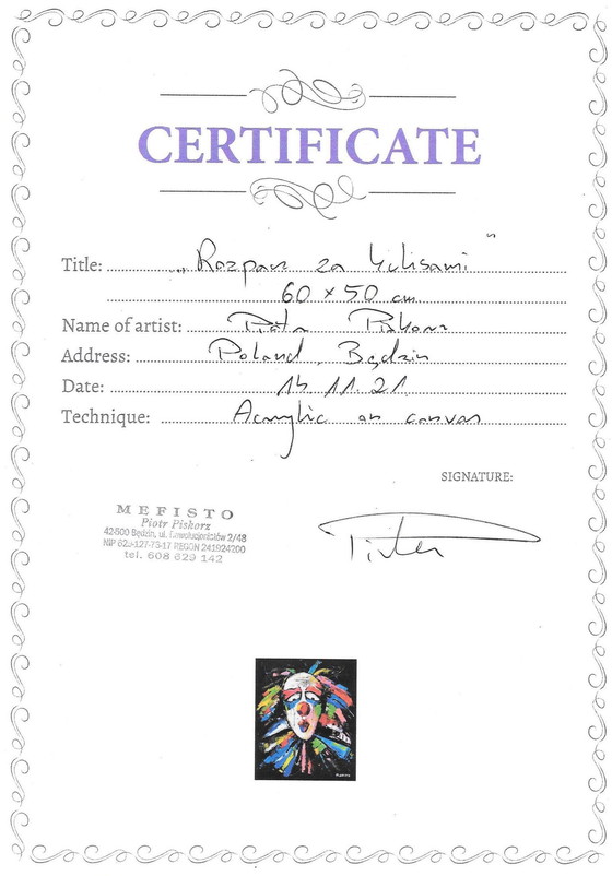 Image 1 of Piotr Piskorz "Verzweiflung hinter den Kulissen"