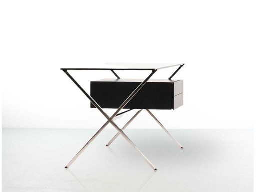 Knoll Schreibtisch Albini Mit Block Schubladen Schwarz