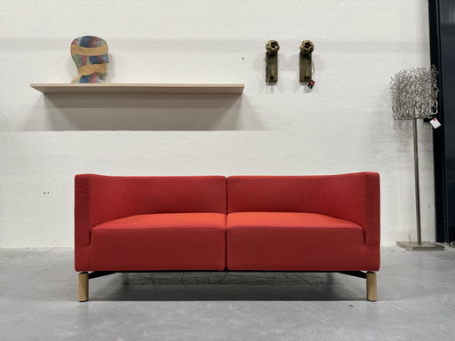 Arco 9300 Sofa 2-Sitzer Stoff Rot