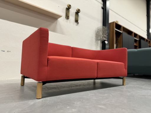 Arco 9300 Sofa 2-Sitzer Stoff Rot