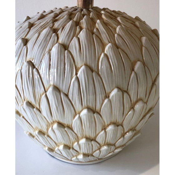 Image 1 of Vintage Keramik Artischockenlampe, 1970