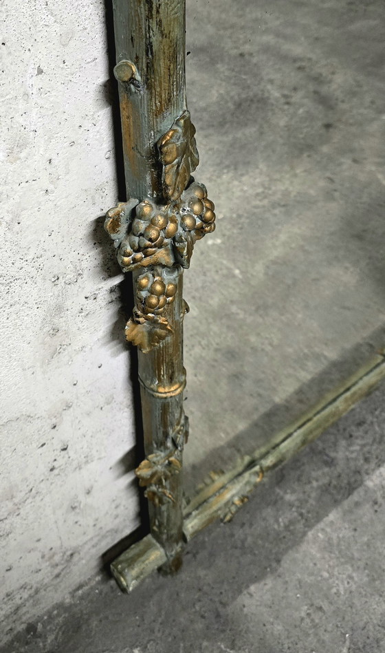 Image 1 of Großer Spiegel Holz Und Stuck Patiniert - Floral Epoche 1900